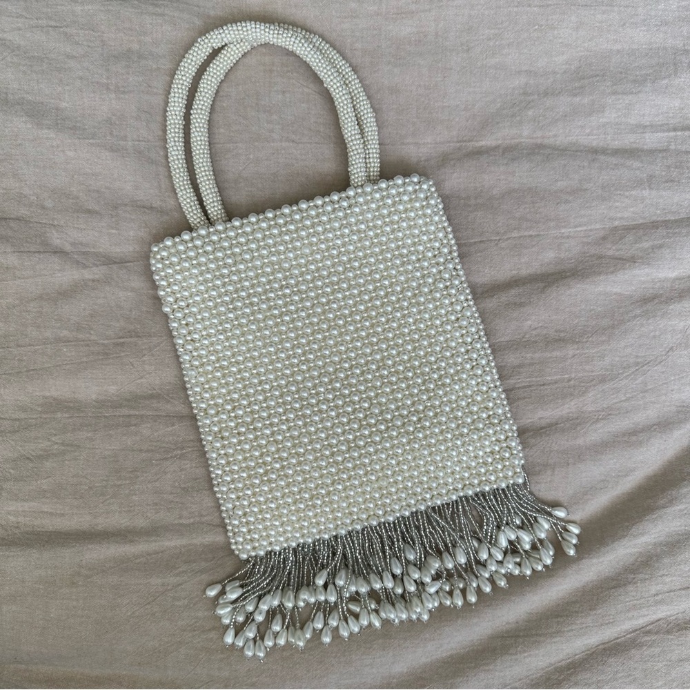 Zara Pearl Mini Tote Bag